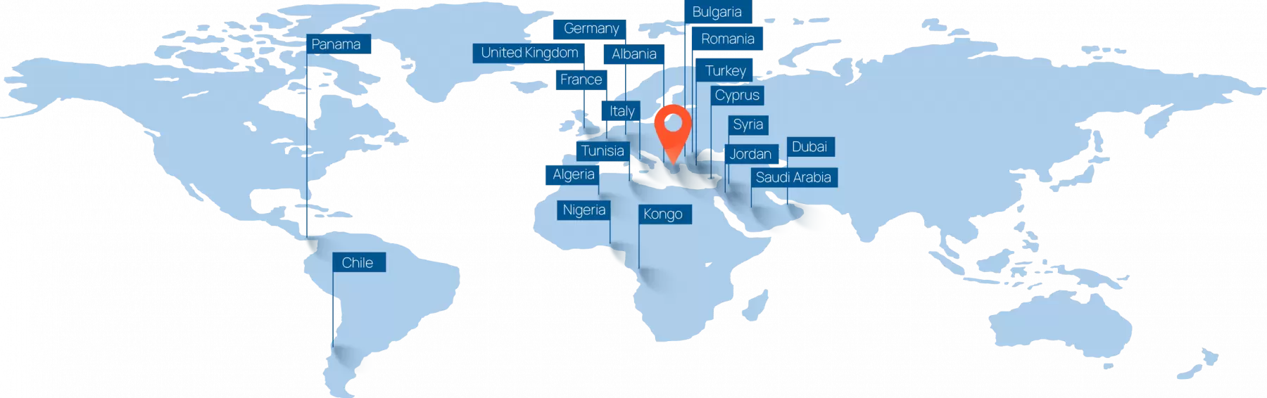 Shelters map